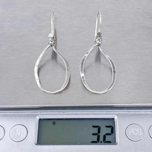 Estate Silpada Sterling Silver 925 "Lasso" Dangle Earrings W1551 - Picture 7 of 7